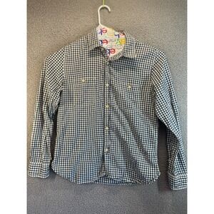 Arizona Mens‎ Plaid Long Sleeve Button Down Flannel Shirt Size Large